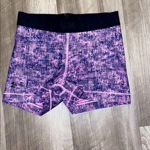 Purple print spandex